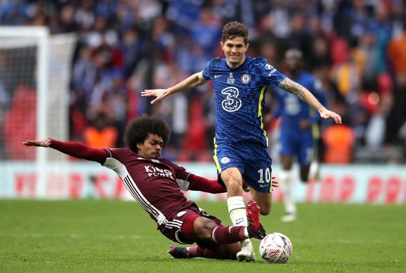 Christian Pulisic started on the bench for Chelsea against Leicester